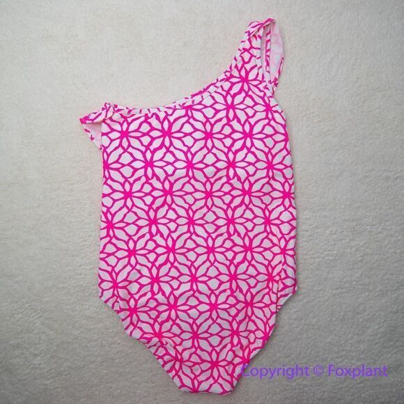 NEW Vineyard Vines womens Day lily ruffle one piece one shoulder swimsuit size S - Picture 8 of 15